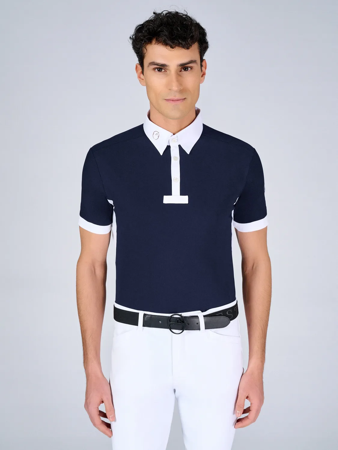 Vestrum Budoni wedstrijdshirt heren wit sneldrogend
