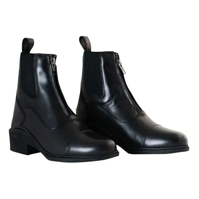 TuffRider Portofino paddock boots dames zwart leer met rits