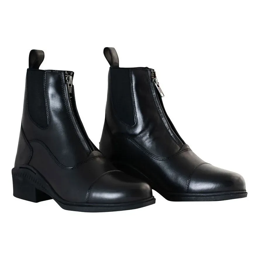 TuffRider Portofino paddock boots dames zwart leer met rits