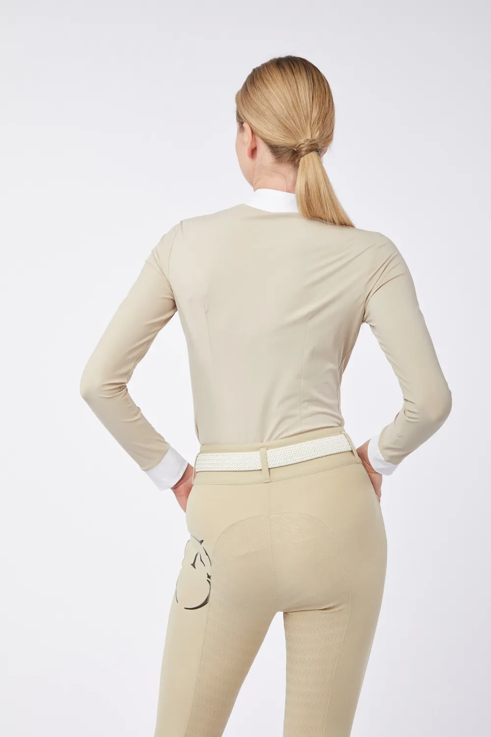 Vestrum Moers wedstrijd blouse dames mesh popeline