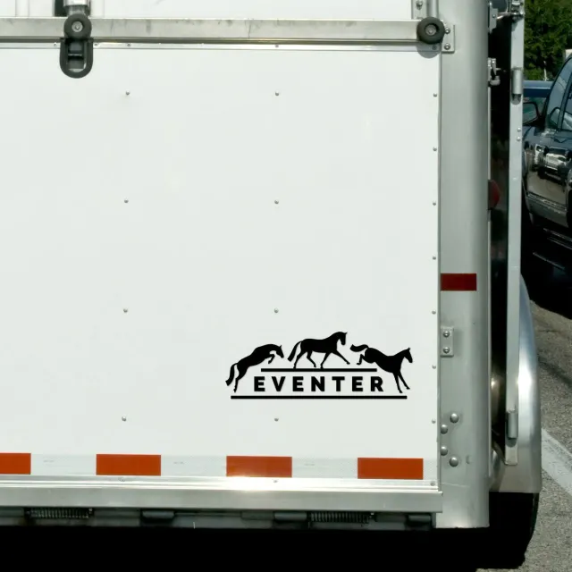 Dapplebay Eventer vinyl sticker zwart STD mat