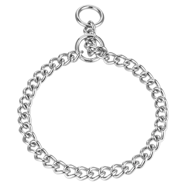 HS Sprenger Halskette hondenketting 4,0 mm chroom rond