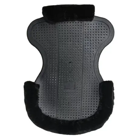 TuffRider Eco Sheepskin gelpad springen zwart STD