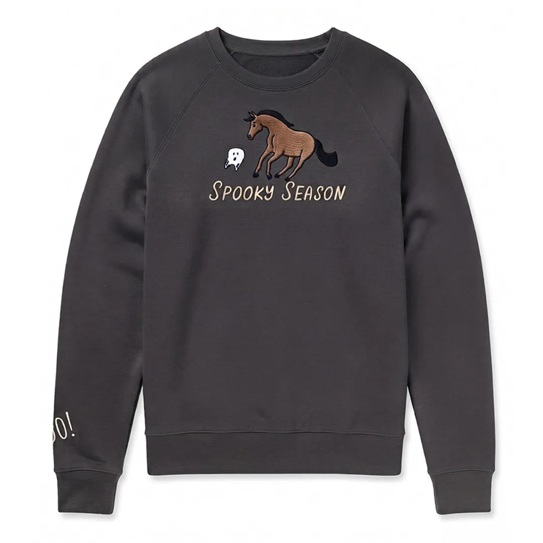 Dapplebay Spooky Season sweater charcoal bay XL