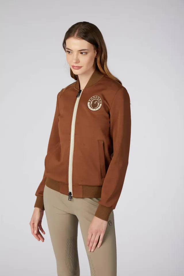 Vestrum Loja sweater dames interlock rits corten