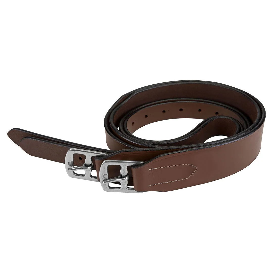 Henri de Rivel X-Wide stijgbeugelsriemen 54 Havana extra breed