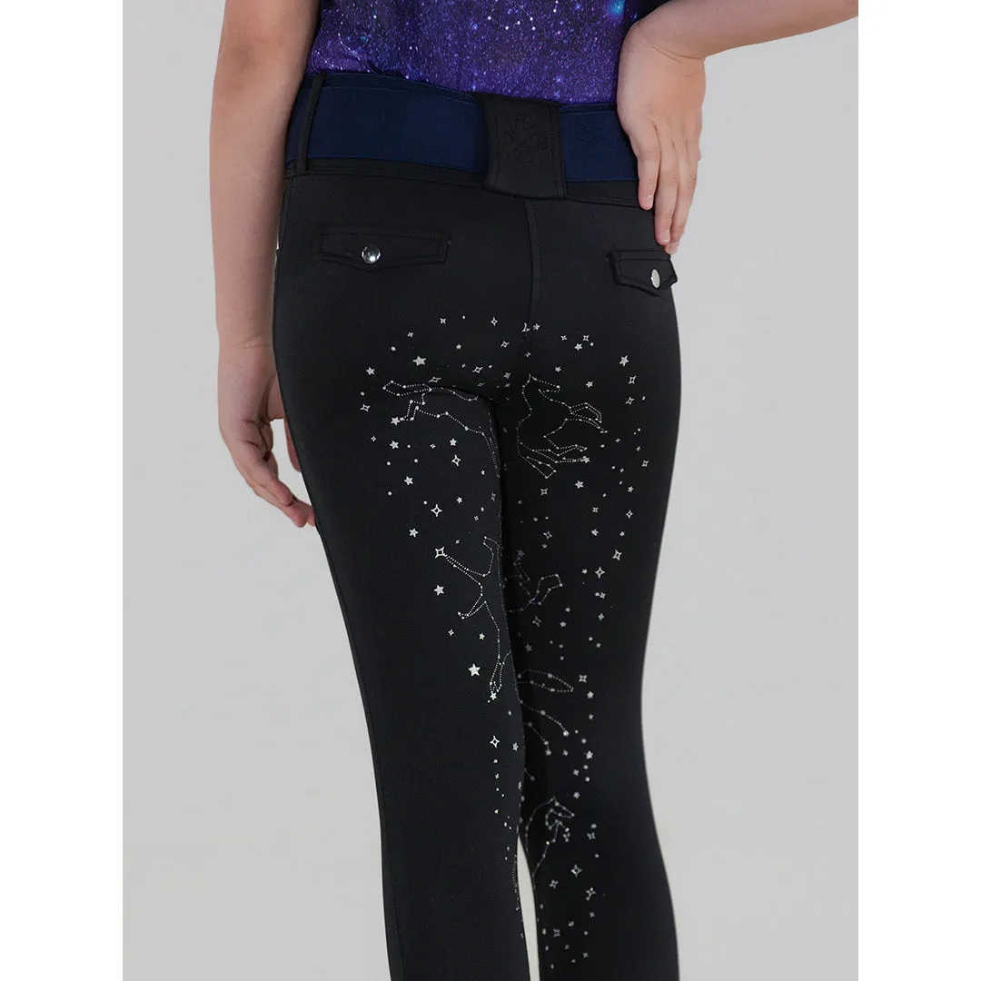 Dapplebay Constellation kinder rijtights zwart full seat