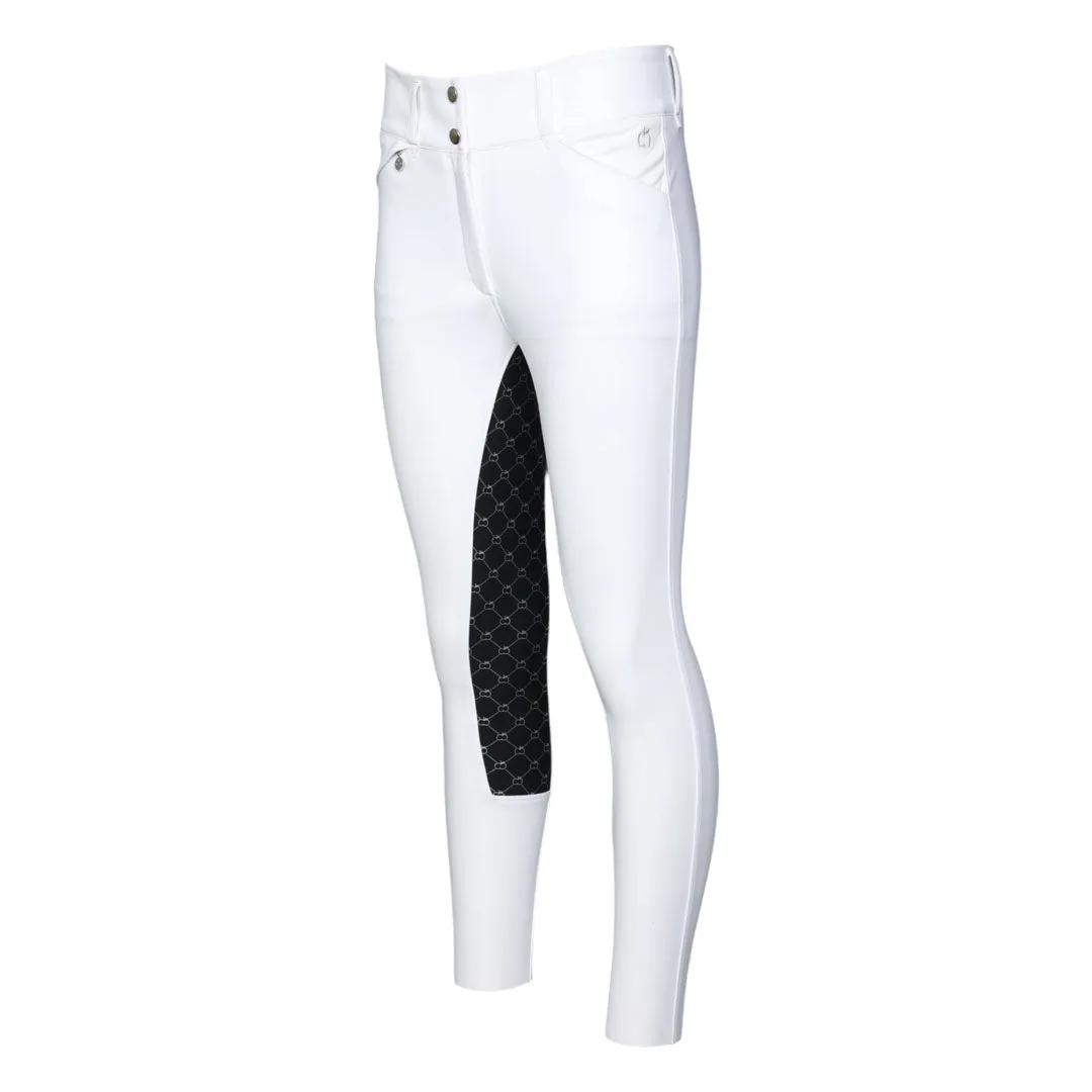 Dapplebay Sport Dressuur rijbroek wit full seat