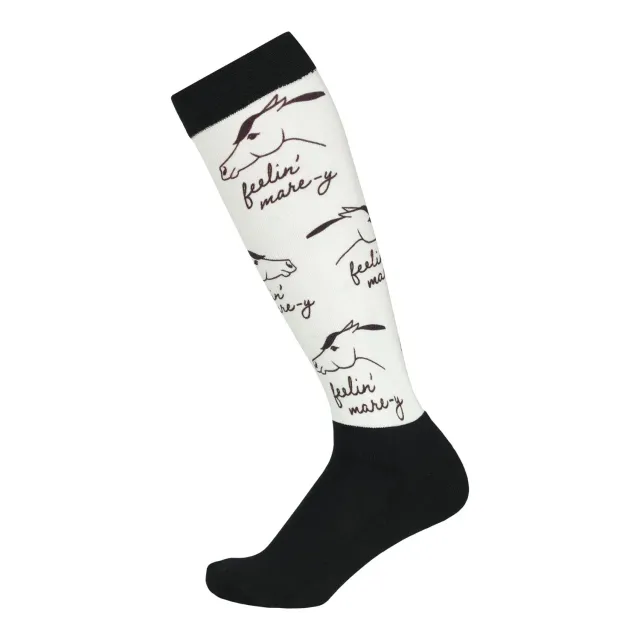 Dapplebay Slick Feelin Mare-y bootsokken natural one size