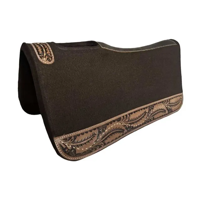 TuffRider Legacy Vine vilt westernpad bruin 32x32 1 inch