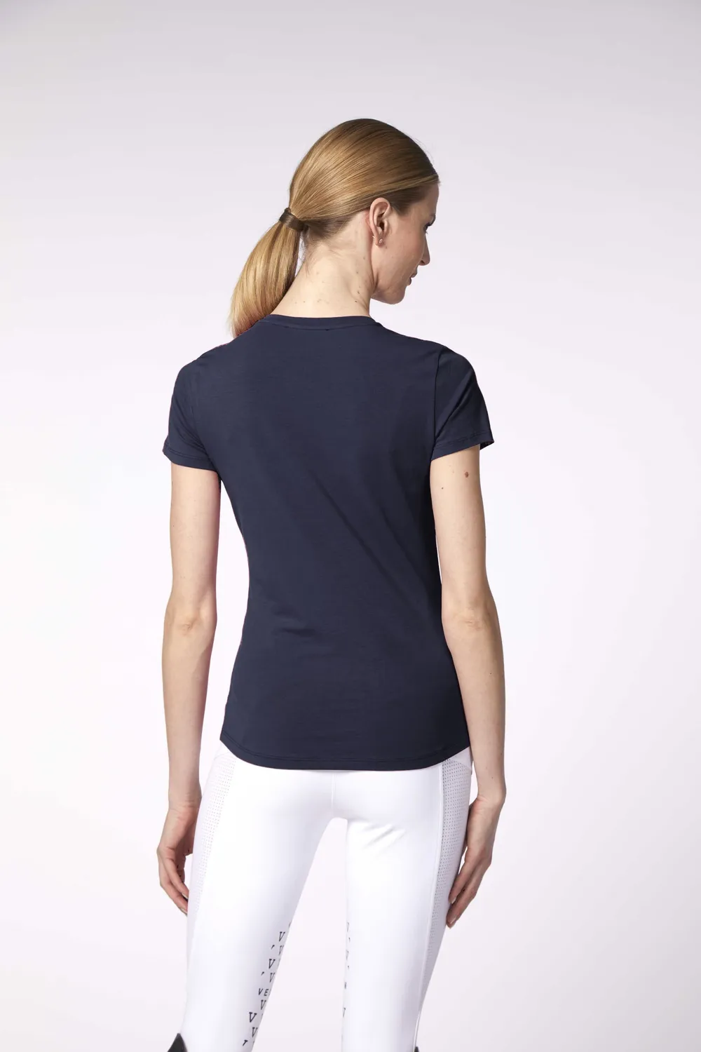 Vestrum Dominica T-shirt dames navy katoen stretch