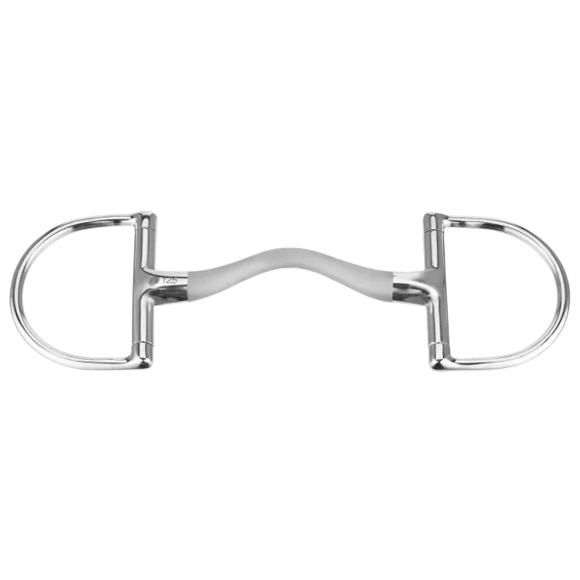 Herm Sprenger Satinox CM D-ring stangbit 14 mm 125 mm rvs