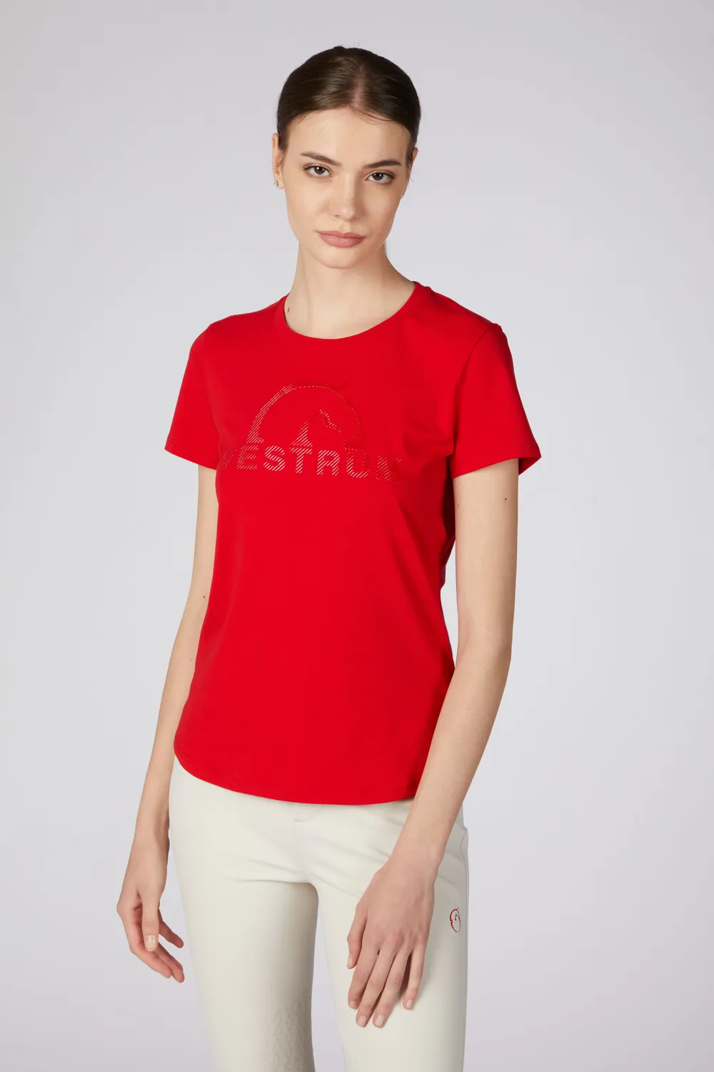 Vestrum Toluca dames t-shirt zwart katoen silicone