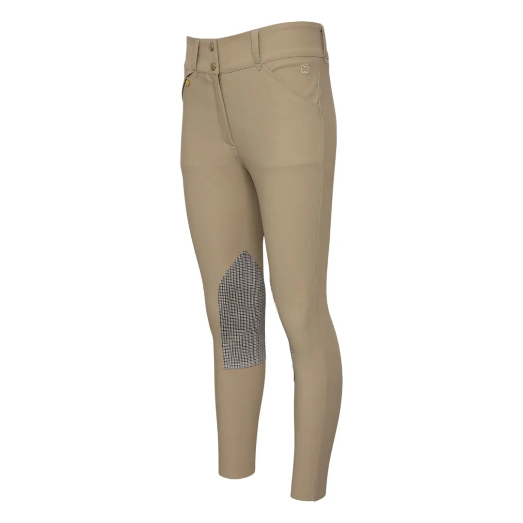 Dapplebay Heirloom Sport rijbroek tan kniezit compressie