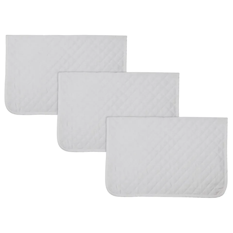 TuffRider Baby Pad dekje wit 3-pack standaard