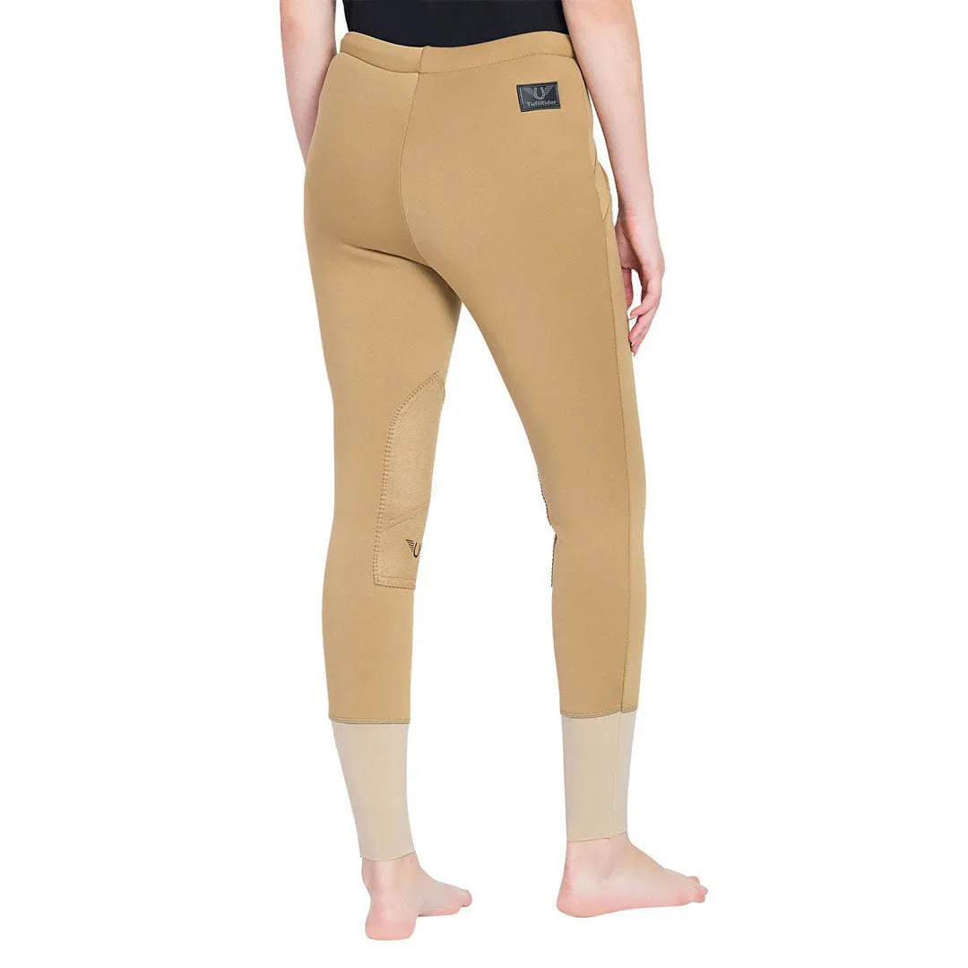 TuffRider Unifleece winter rijbroek dames kniebezet