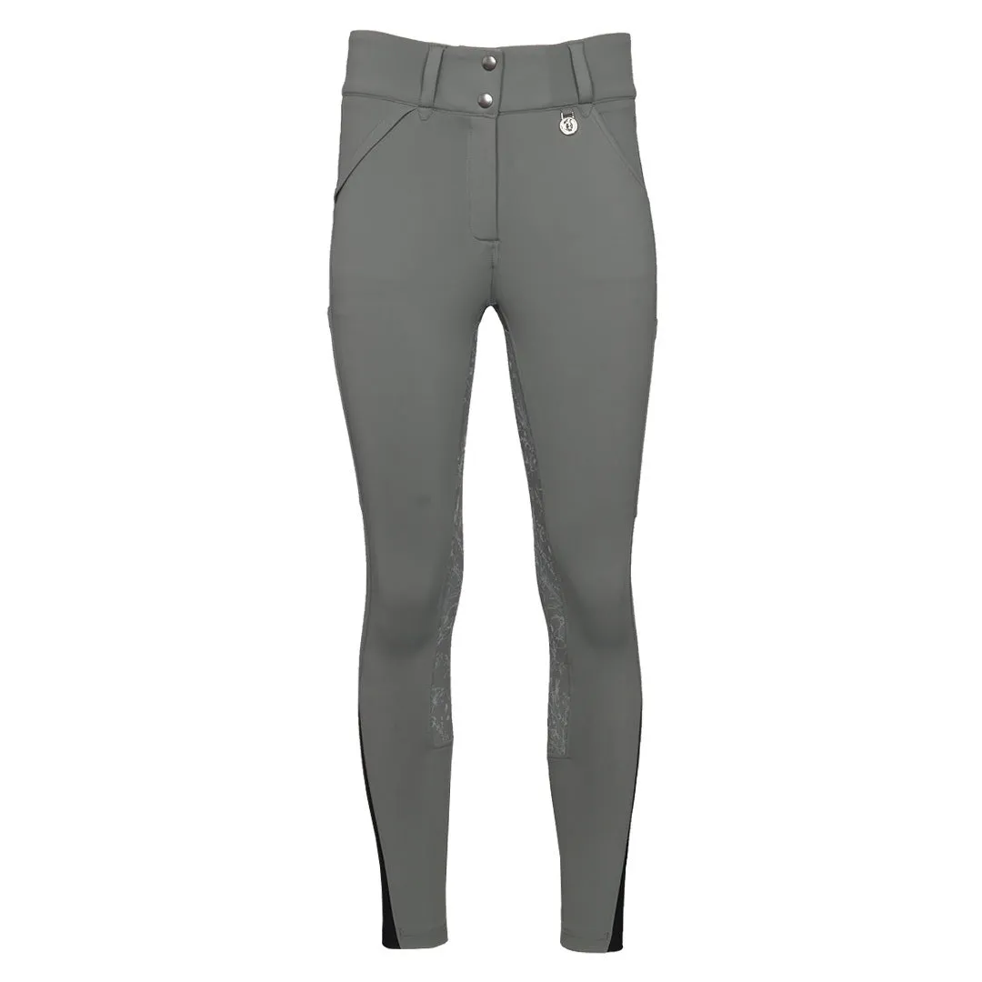 Dapplebay Dragonfly Meadow rijbroek graphite M silicone