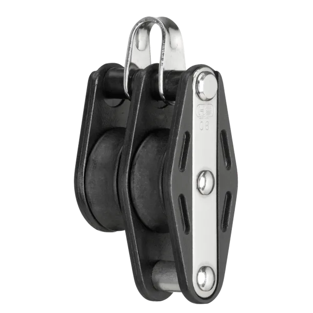 Herm Sprenger Gleitlager-Block 8mm zeilblok dubbel met beugel