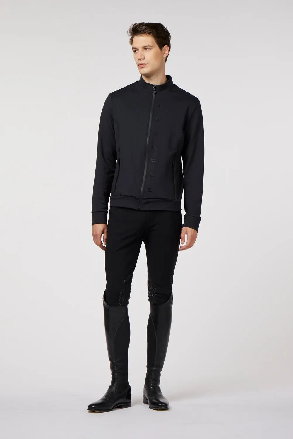Vestrum Grosseto sweater heren ritssluiting blauw navy
