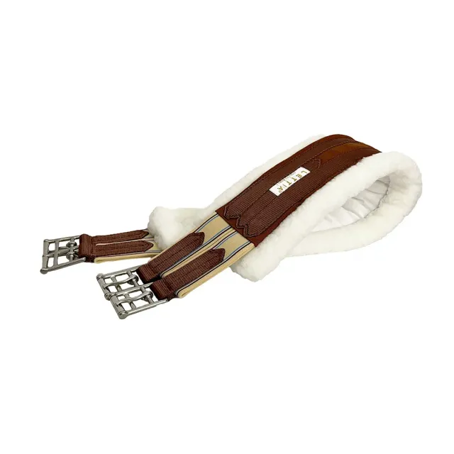 Lettia CoolMax singel fleece bruin elastisch 38-56 inch