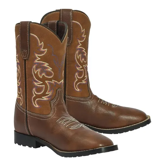 TuffRider Kings Canyon kinder westernlaars bruin rond