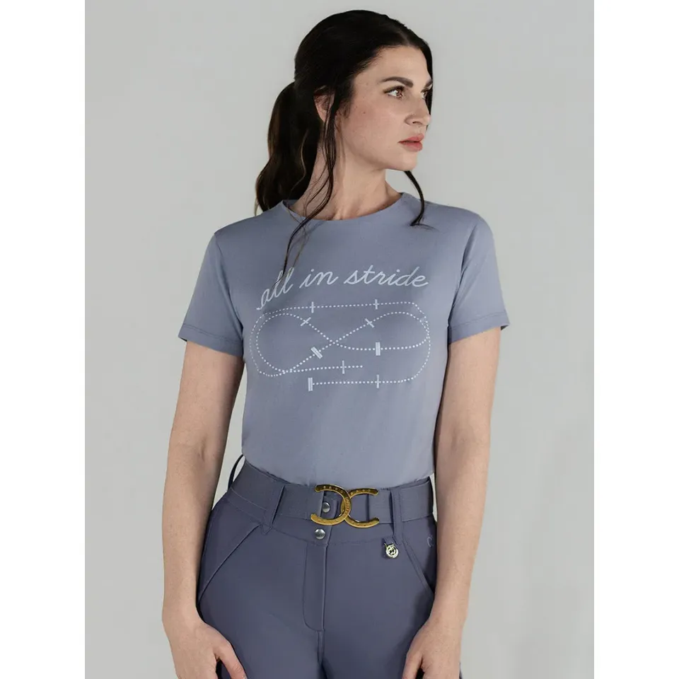Dapplebay All In Stride T-shirt katoen Moonrise boxy M