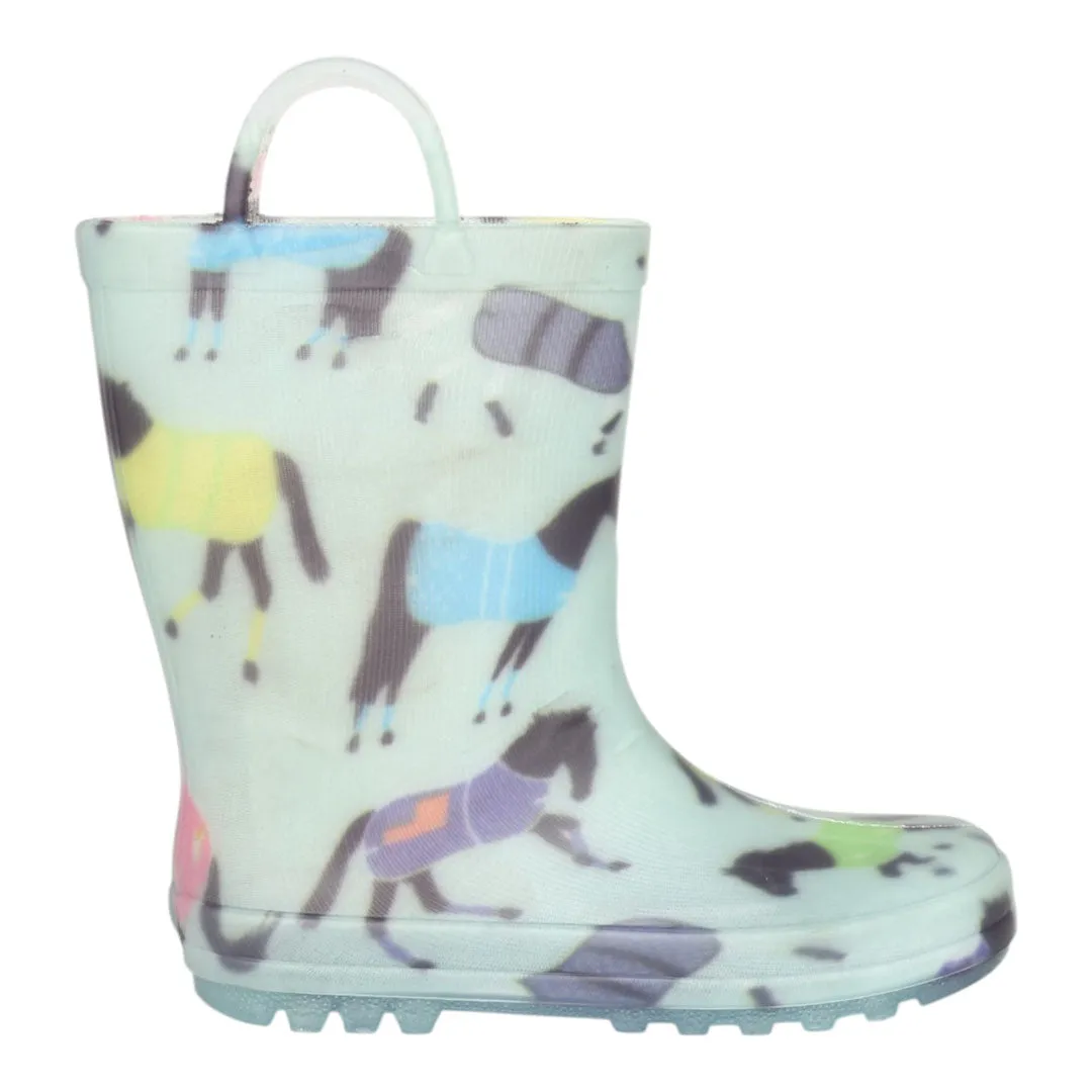 TuffRider BarnMule Pony Pals kinderlaars Blush Stampede waterdicht
