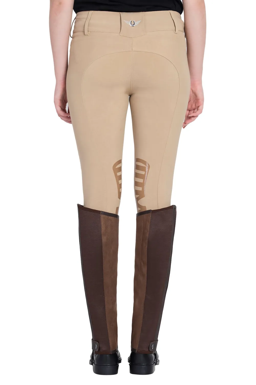 TuffRider Air Mesh half chaps zwart wasbaar