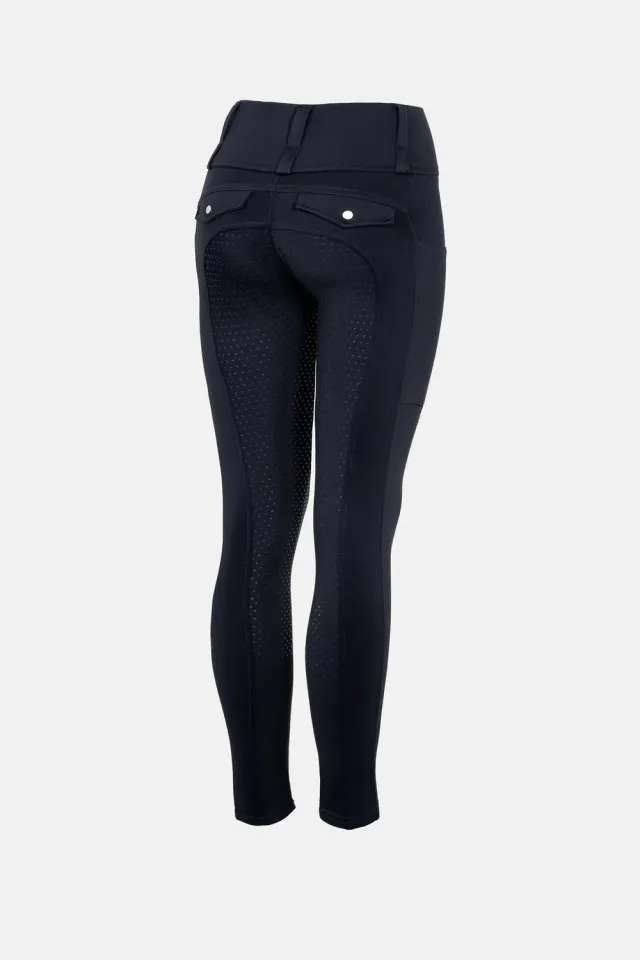 Horze Anya thermo rijlegging dark navy 146-152 grip