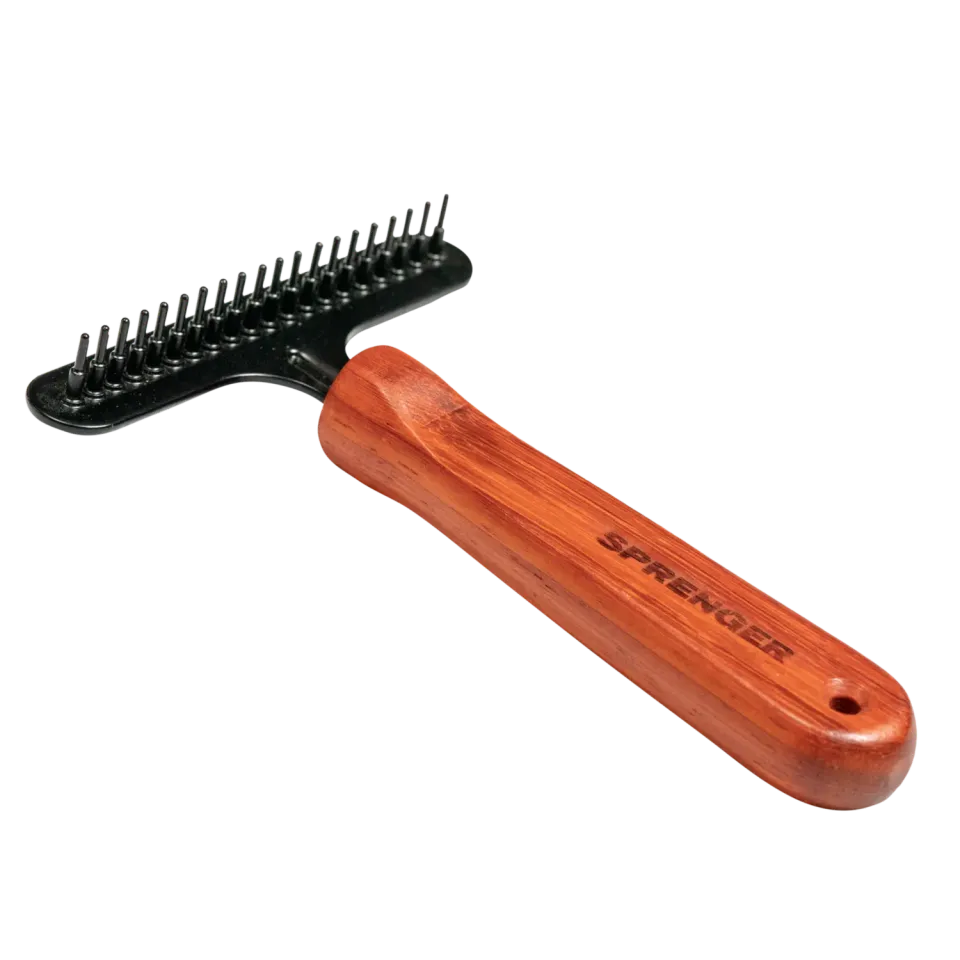 Herm Sprenger 5759200100 hondenborstel staal 1-rij