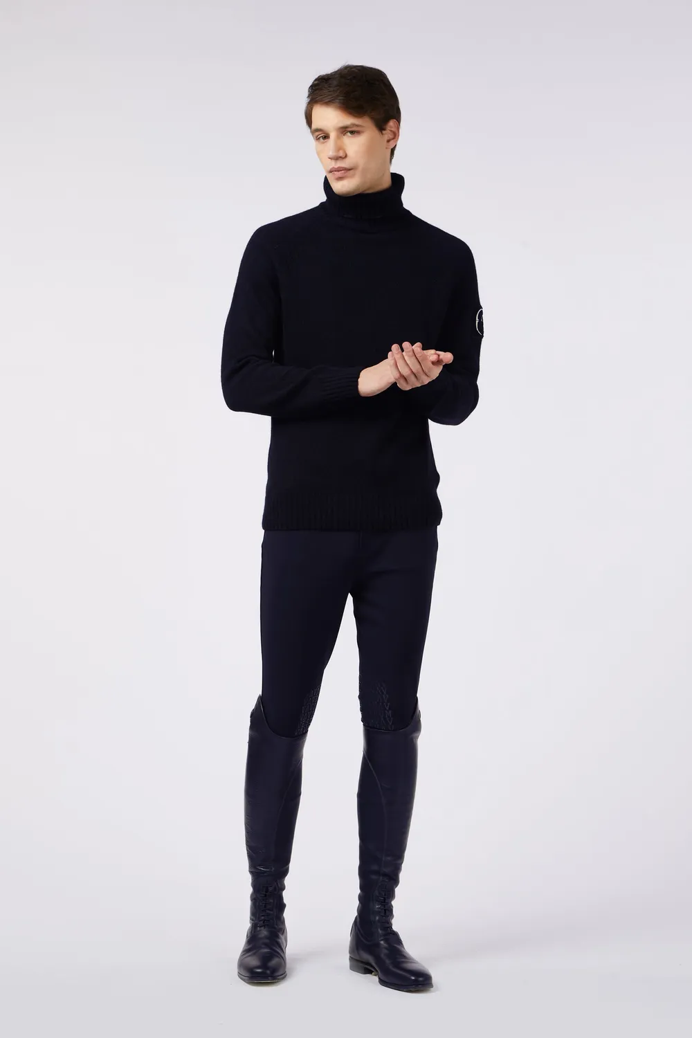 Vestrum Motril heren coltrui navy wol cashmere