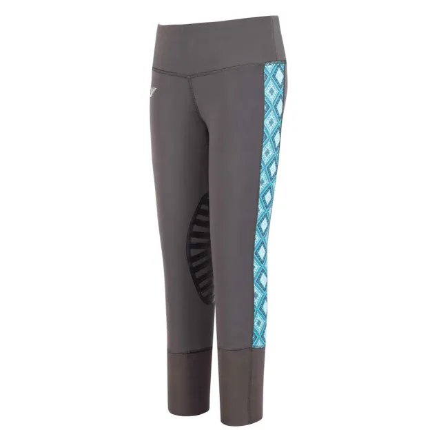 TuffRider Artemis EquiCool rijtights kinderen Charcoal Print