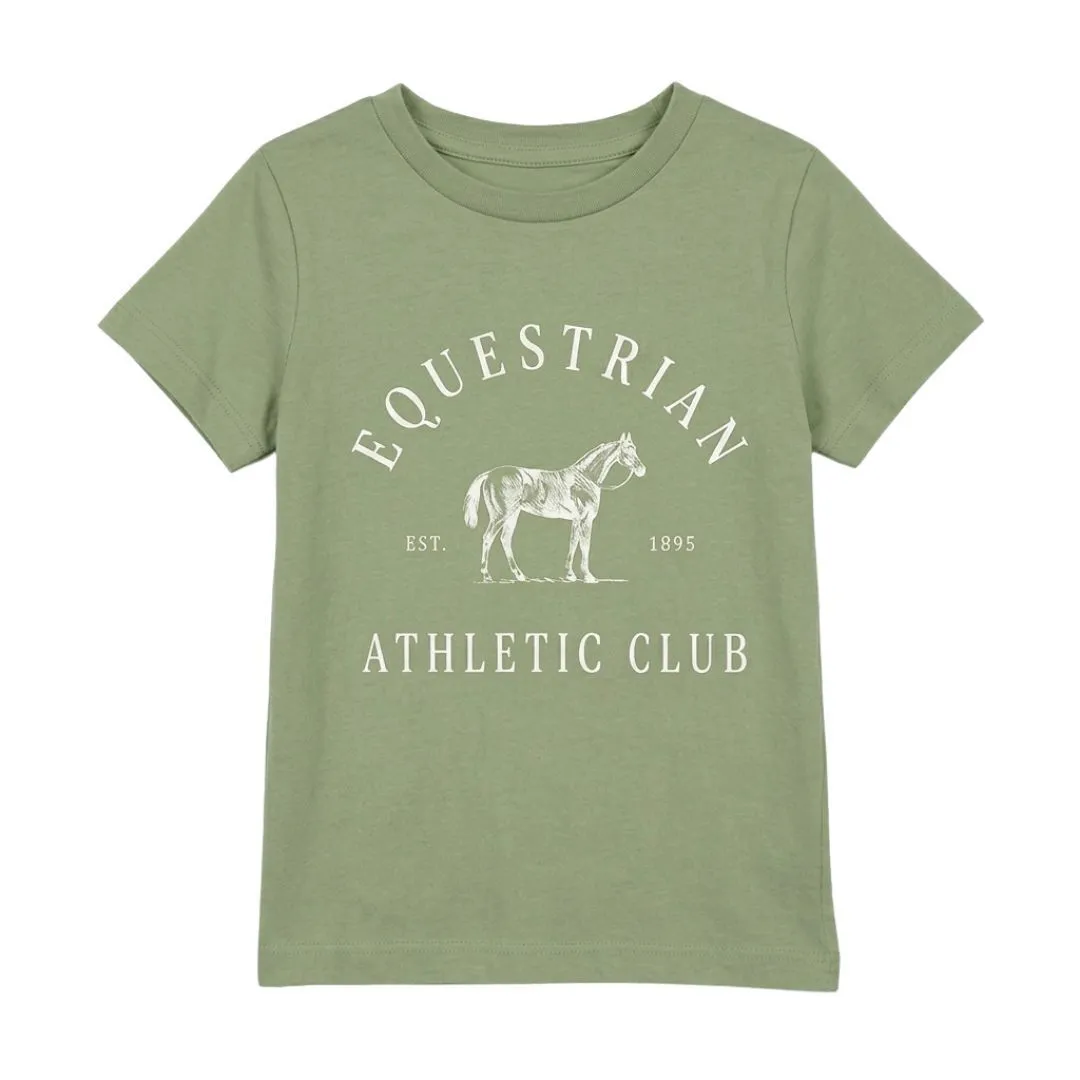 Dapplebay Equestrian Athletic Club T-shirt kids salie katoen