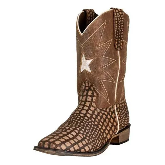 TuffRider Bryce kinder westernlaarzen tan ster 4-7