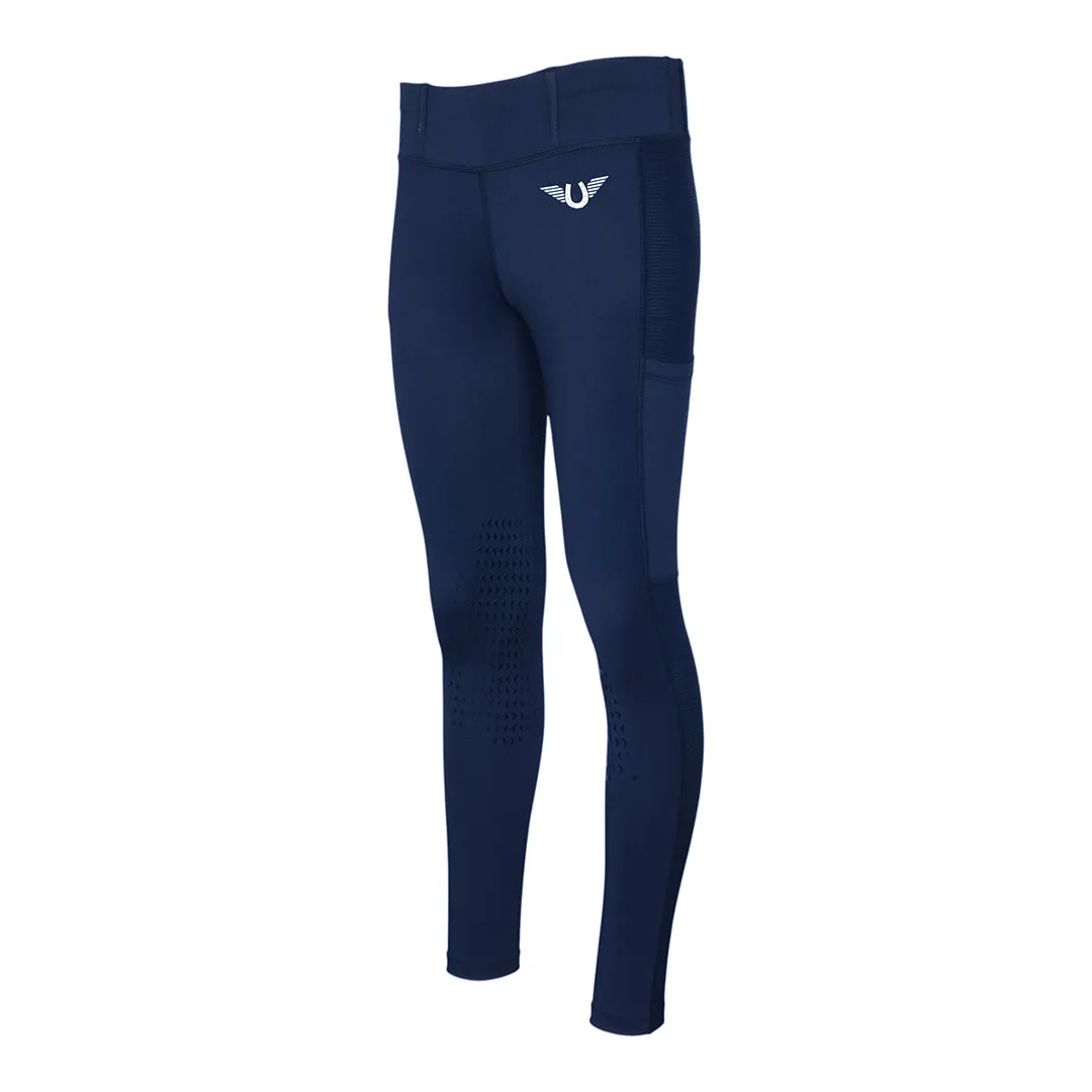 TuffRider Ventilated Sport rijlegging zwart met zakken
