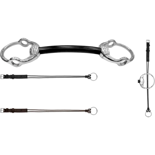 HS Sprenger Hartcarbon Olijfkop Stangbit 16mm 135mm