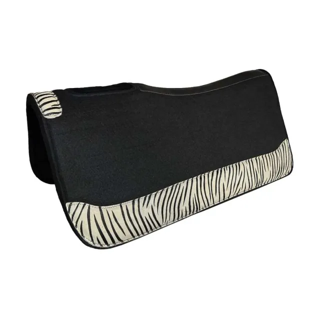 TuffRider Eclipse westernpad zwart 32x32 vilt 1 inch