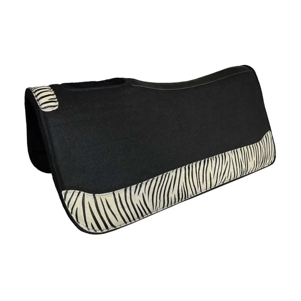 TuffRider Eclipse westernpad zwart 32x32 vilt 1 inch