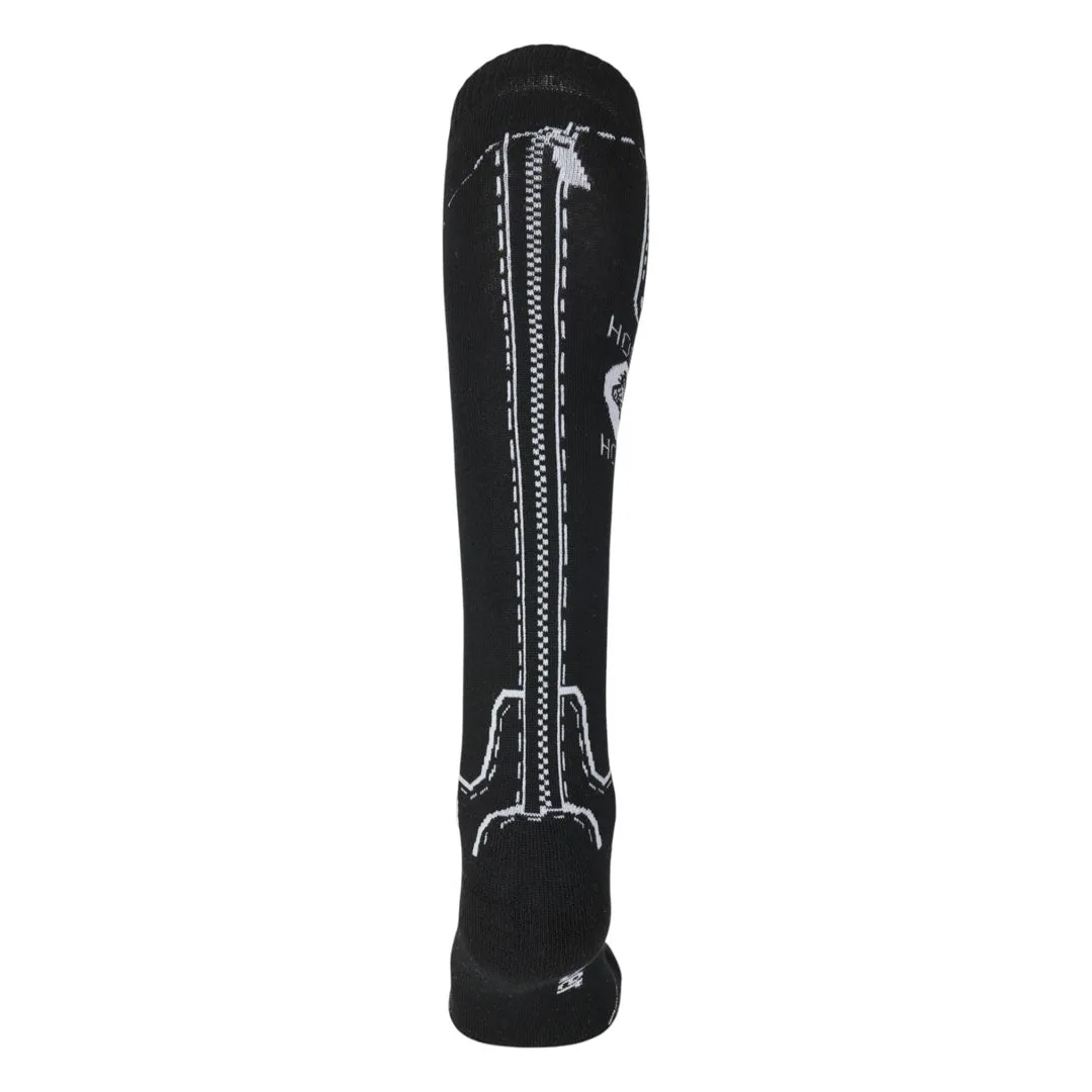TuffRider Hobby Horse Cotton Competition dames sokken zwart katoen