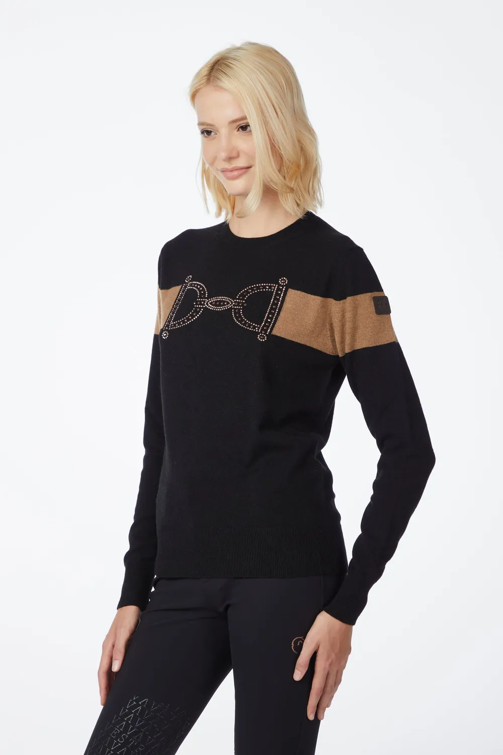 Vestrum Vasteras trui dames wol cashmere beige