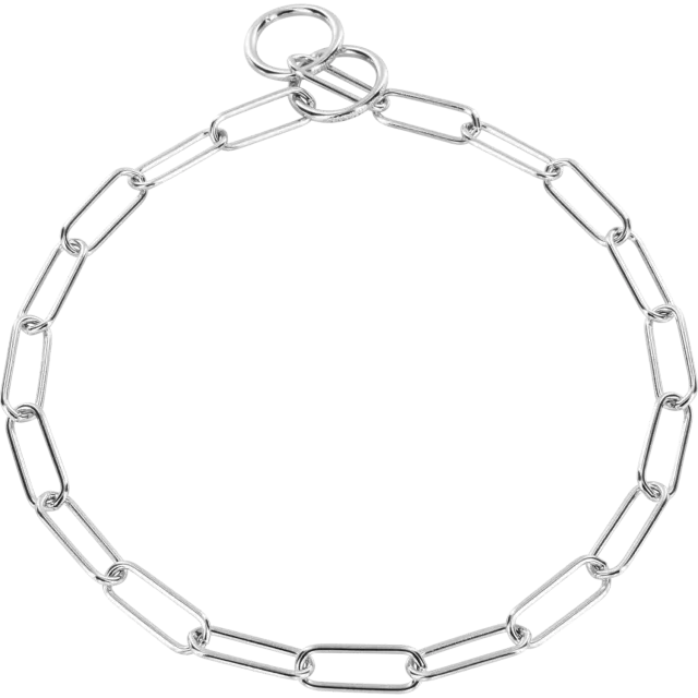 HS Sprenger hondenketting langschalmig 2,0 mm chroom