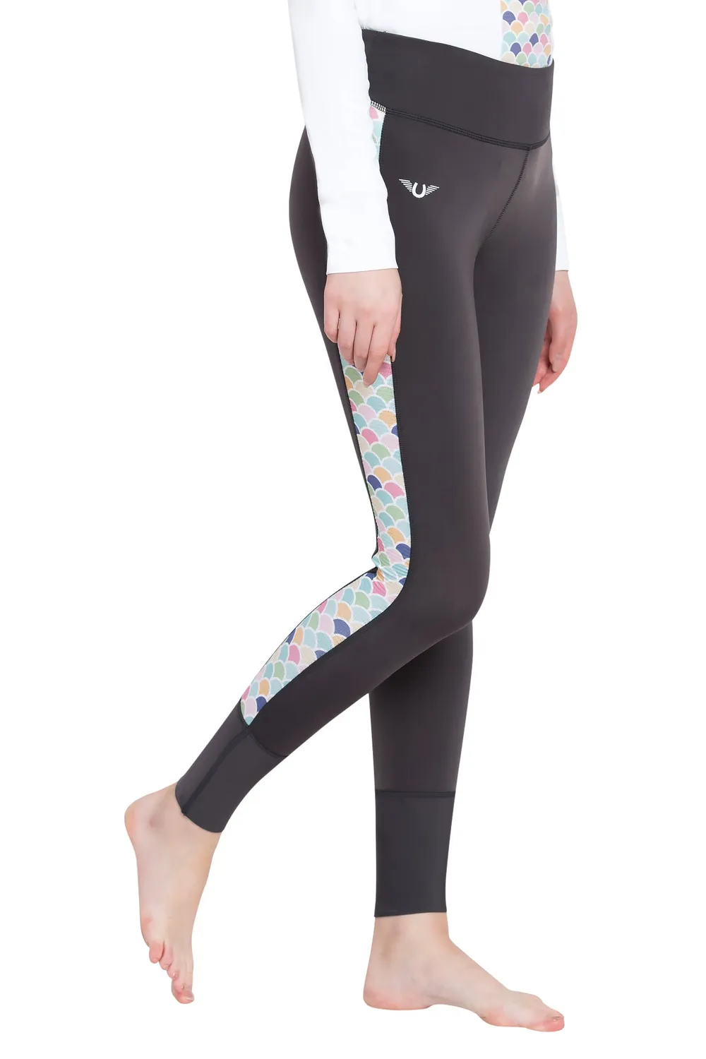 TuffRider Iris EquiCool rijtights Charcoal S