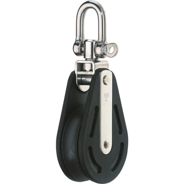 Herm Sprenger glijlagerblok 14 mm 1-rols met wartel alu
