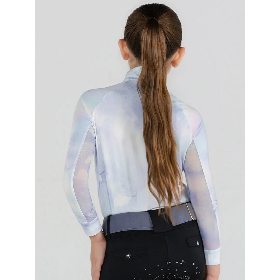 Dapplebay Opalite Skies 1/4 Zip zonshirt kinderen pastel