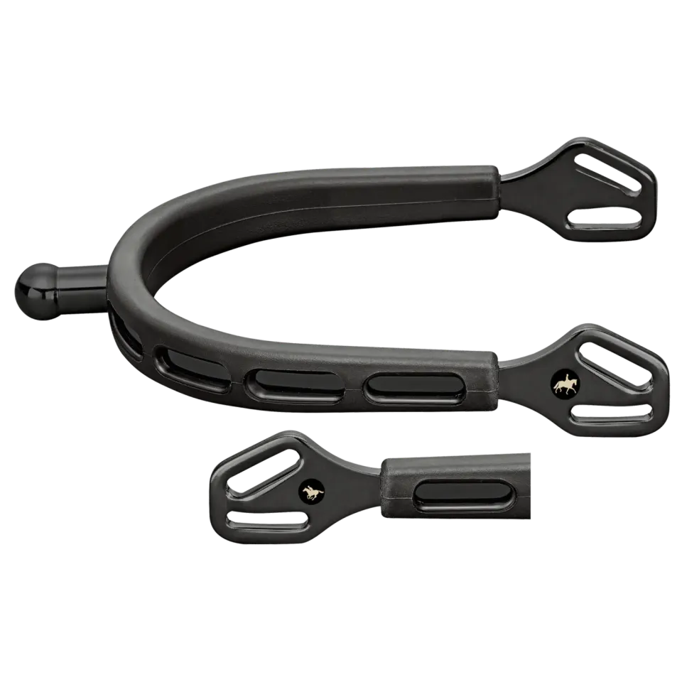 Herm Sprenger ULTRA fit EXTRA GRIP sporen zwart 20 mm