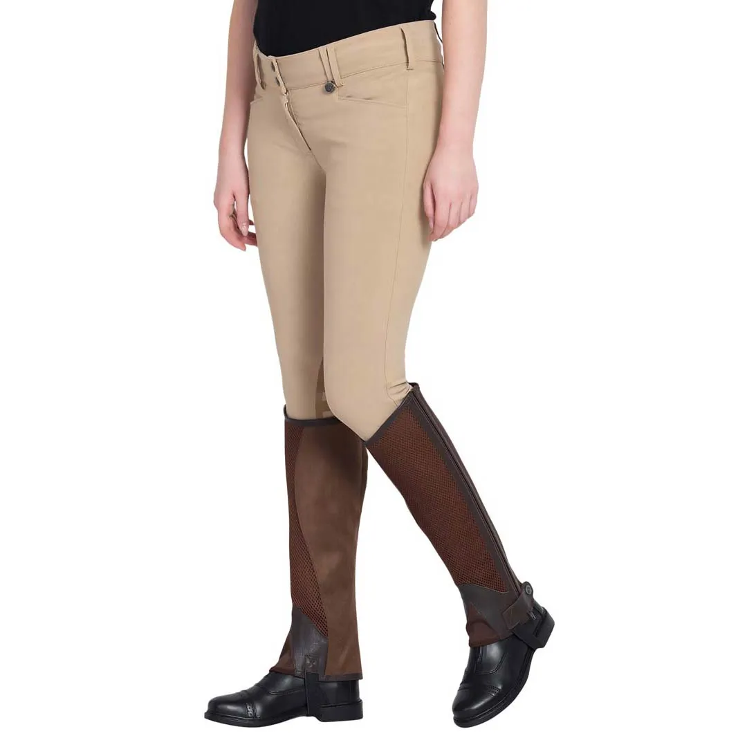 TuffRider Air Mesh half chaps zwart wasbaar