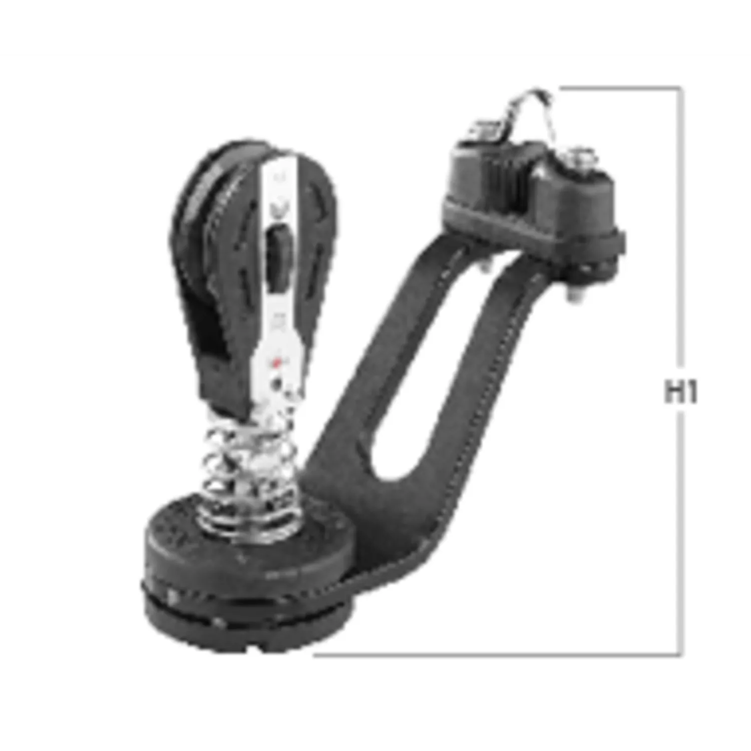 Herm Sprenger Kogelgelagerde basis 10 mm met schootklem