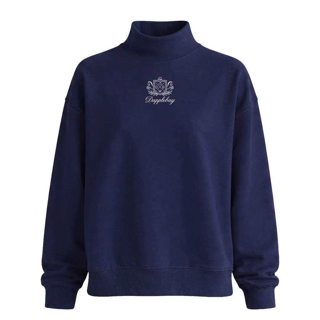 Dapplebay Expensive Difficult mockneck trui wit katoen