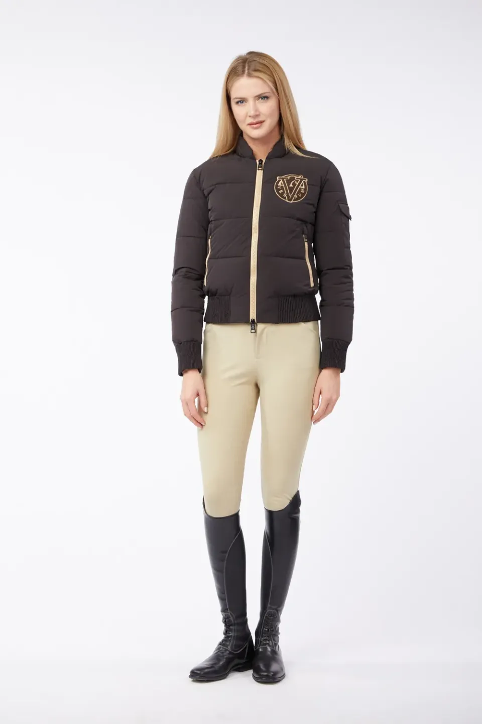 Vestrum Nottingham bomberjack dames ecodown zwart