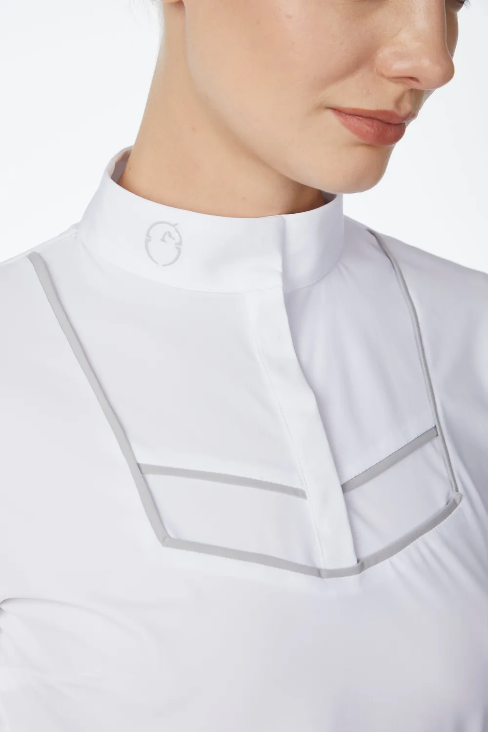 Vestrum Leuven wedstrijdshirt dames stretch wit